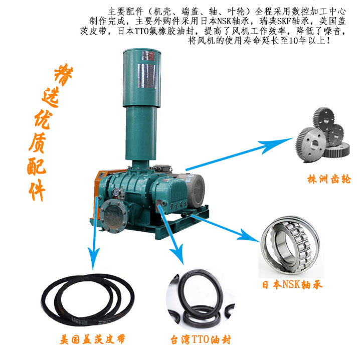 曝氣绿巨人污免费下载風機產品分解圖